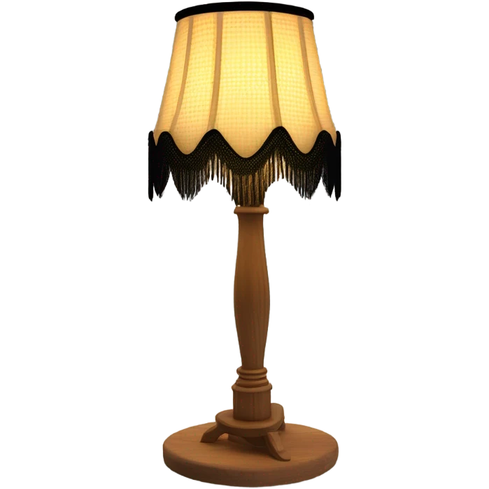 Leg lamp from the movie “A Christmas Story” emoji
