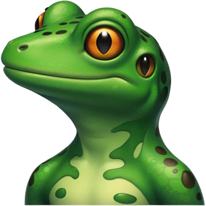 froge with a "32.60" neck tattoo  emoji