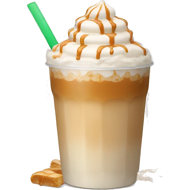 Iced Caramel Oat Latte emoji