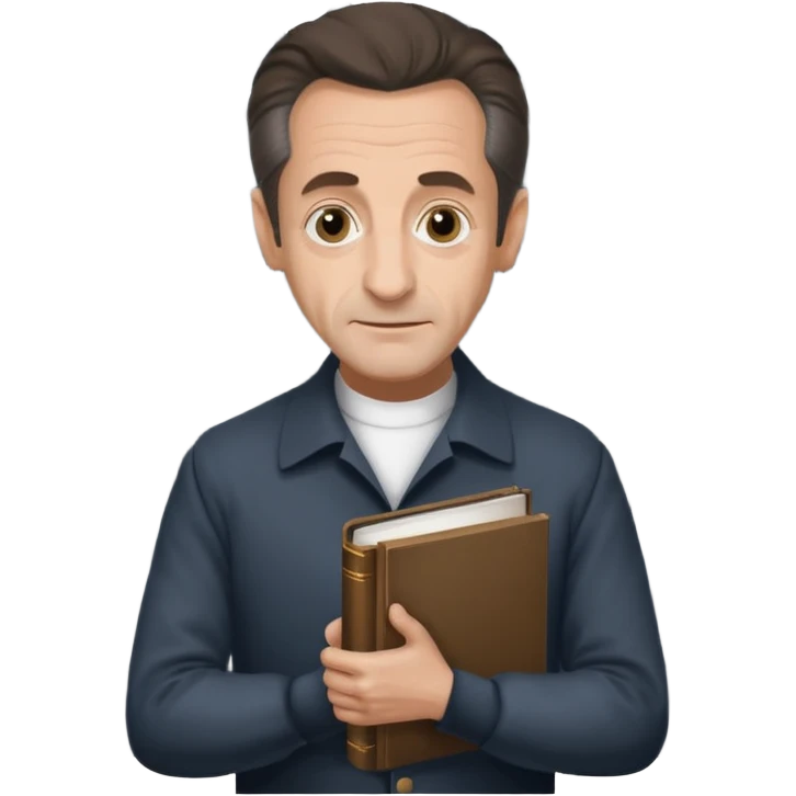 Nicolas Sarkozy, livre prison   emoji
