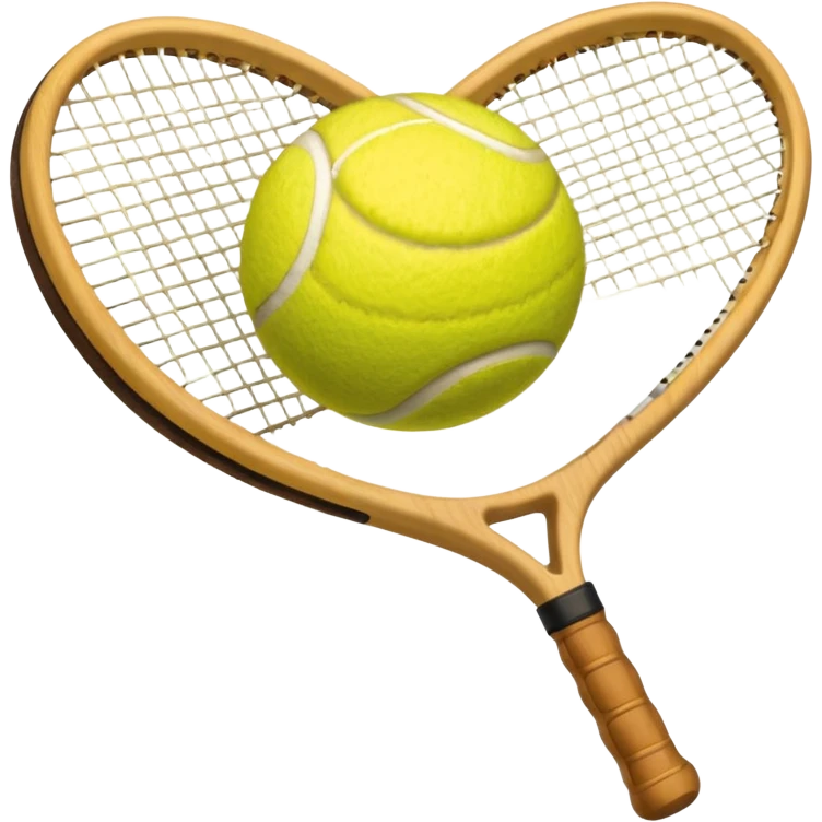 tennis ball and racket emoji