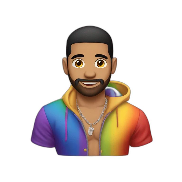 gay drake emoji