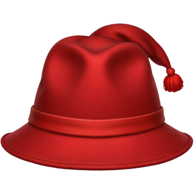 کلاه مردانه قرمز emoji