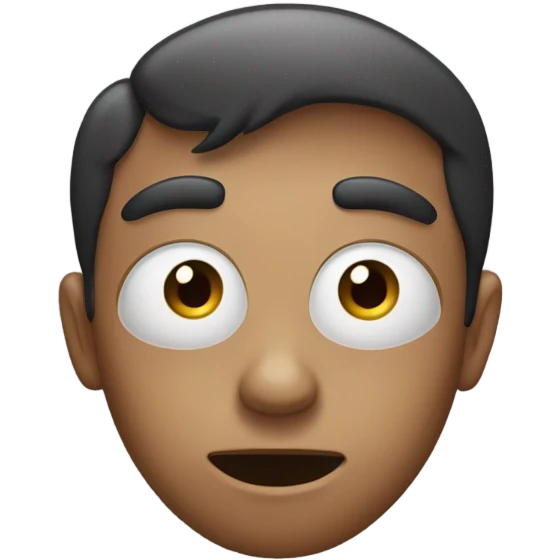 Face pretending not to be nervous emoji