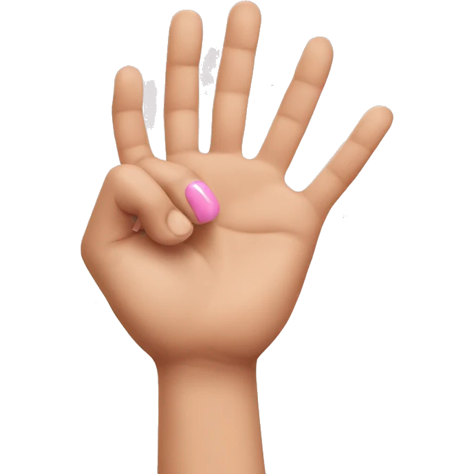 Pinky promise emoji