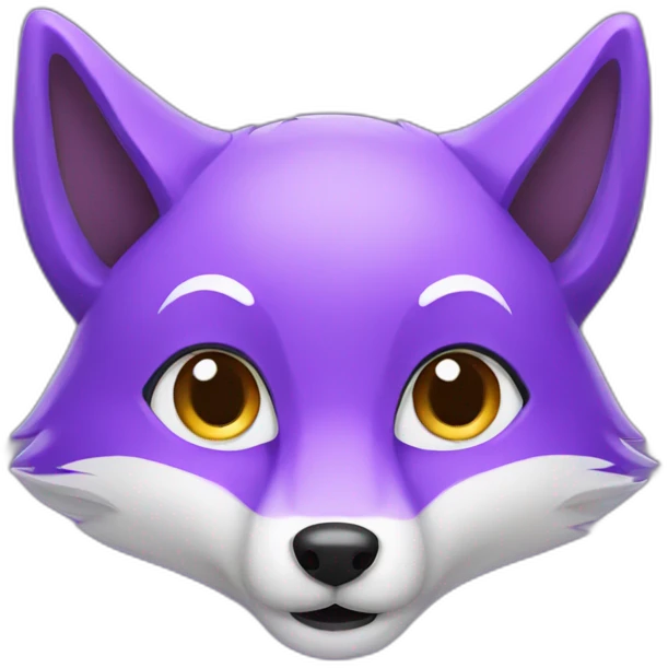 purple fox emoji