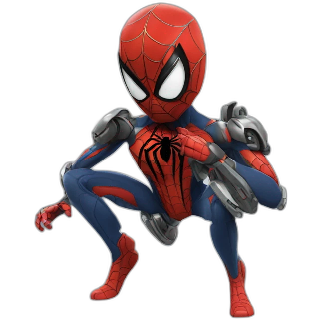 Spispiderman robot emoji