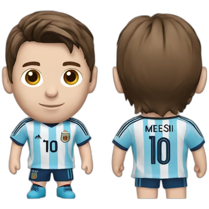 Lionel Andrés Messi Argentine uniform emoji