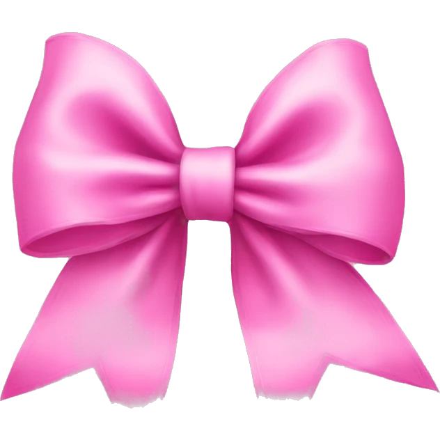 Pink bow  emoji