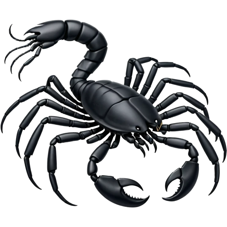 Black sicrpio insect emoji