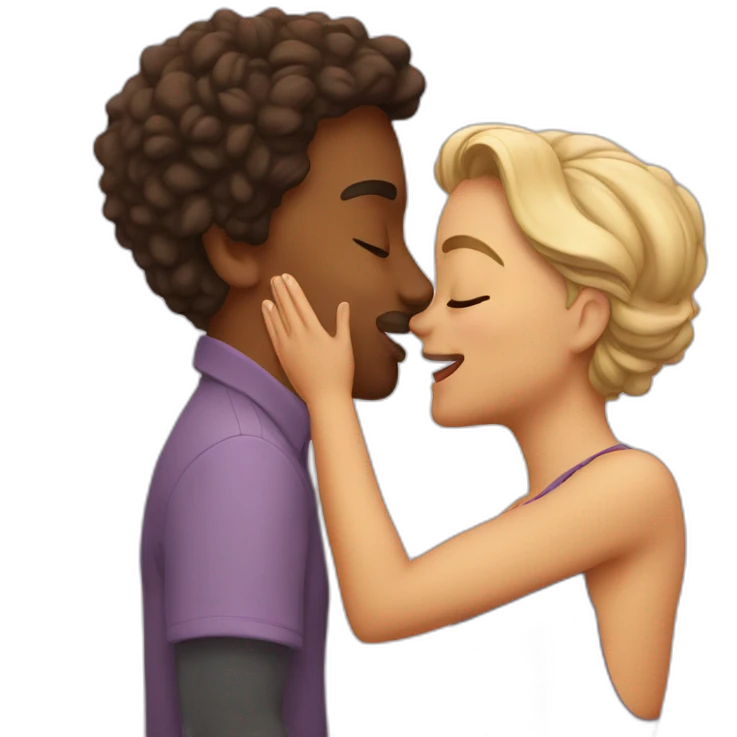 Love kiss emoji
