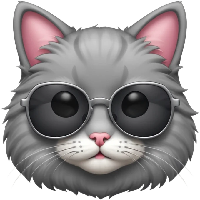 Cat wearing sunglasses emoji