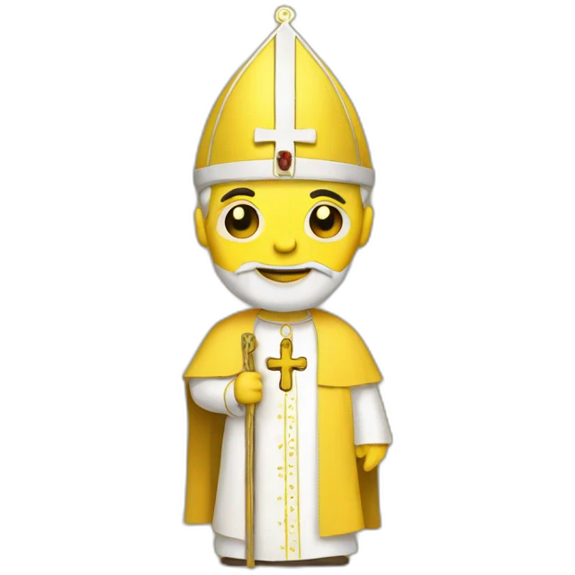 Yellow_pope emoji