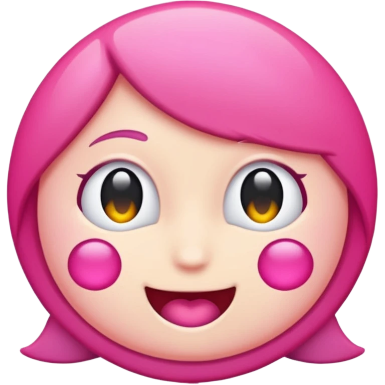 Розовое emoji