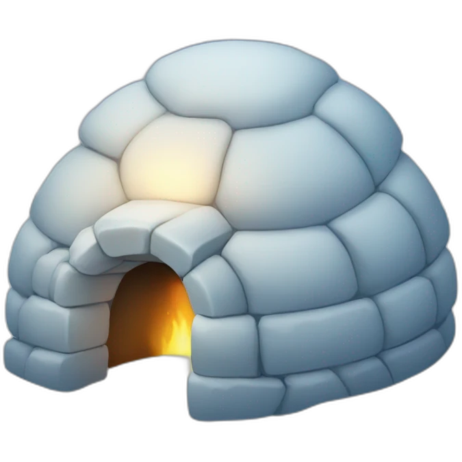 igloo outside party emoji