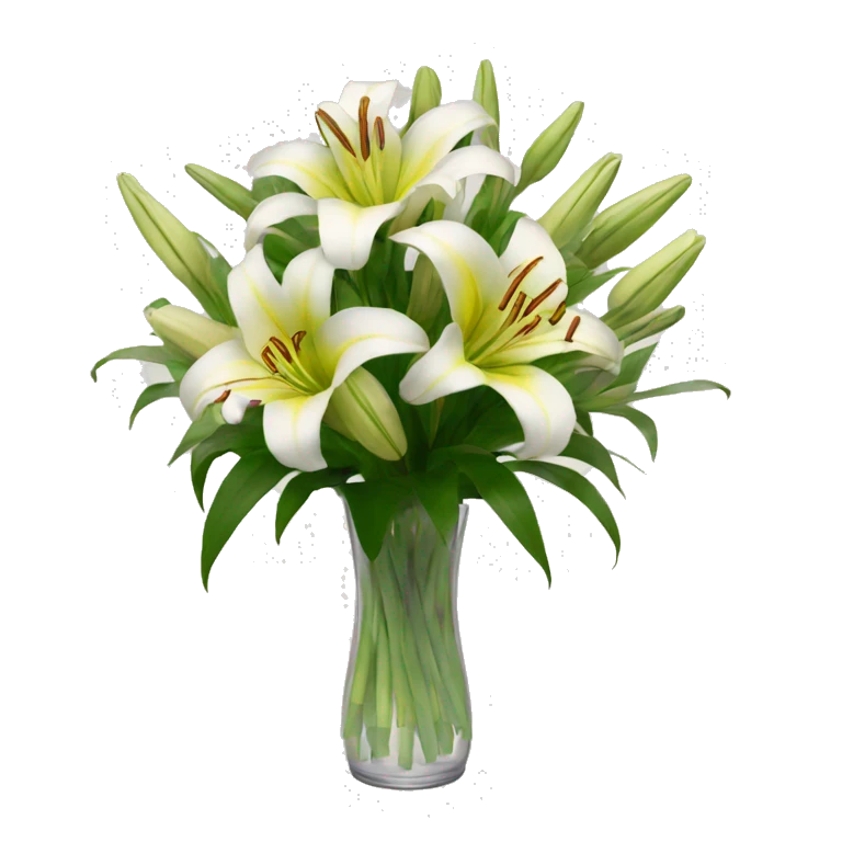 Bouquet of lilies emoji