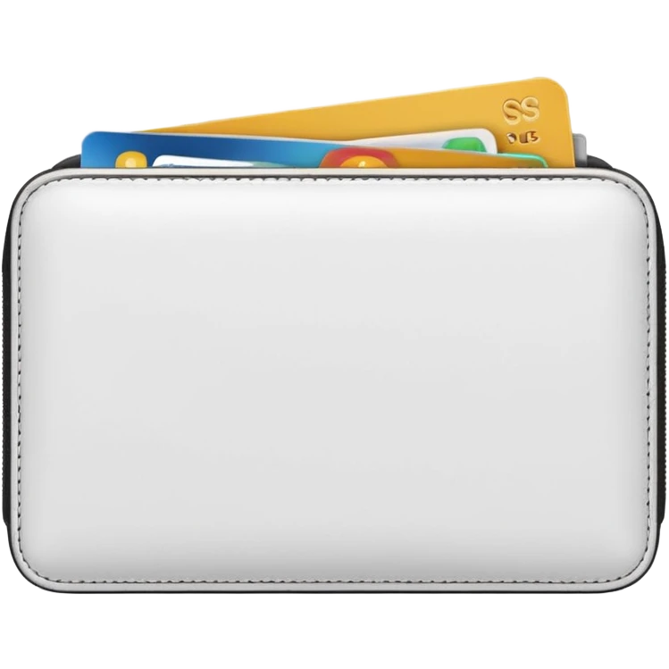 white wallet emoji