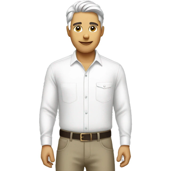 White shirt emoji