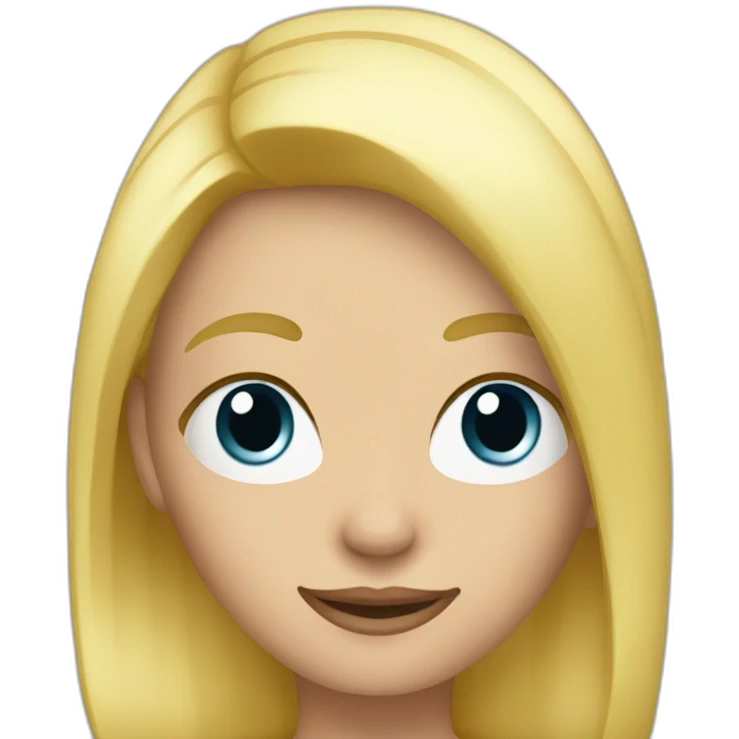 Blonde mit sneakern emoji