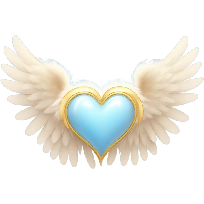 heart with angel wings emoji