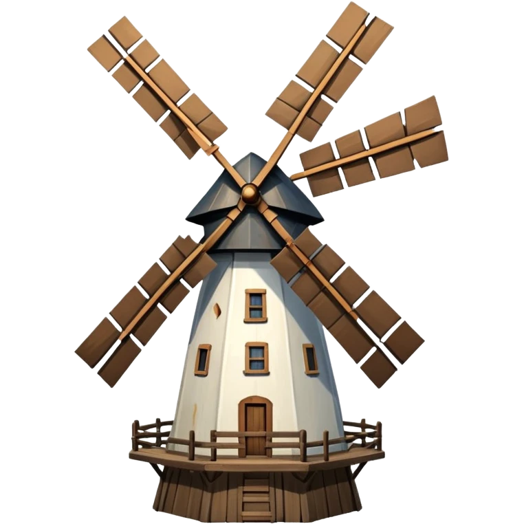 a vintage windmill emoji