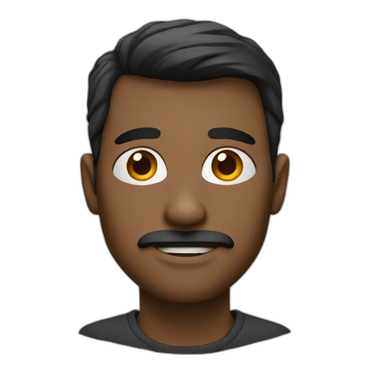 Homme avec nez emoji
