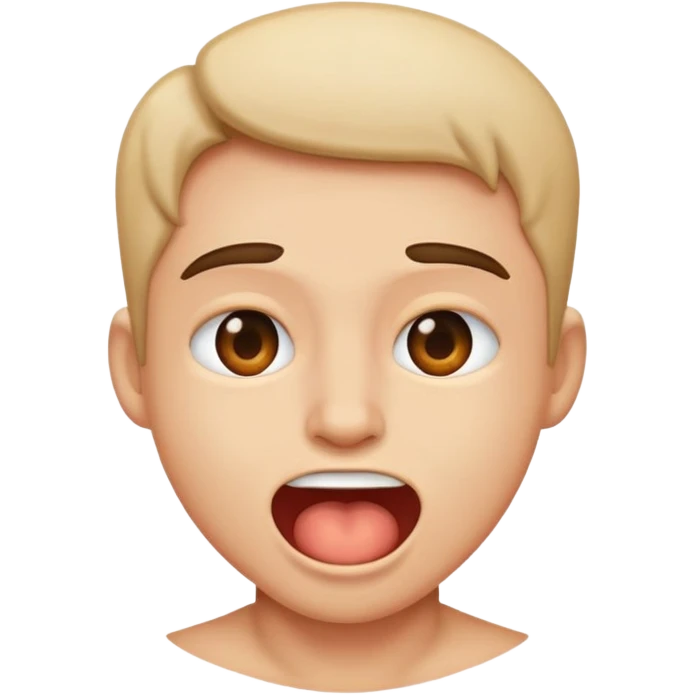 Person mewing  emoji