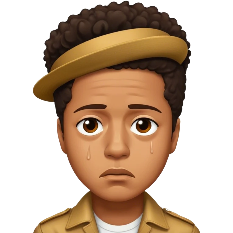 bruno mars cry emoji