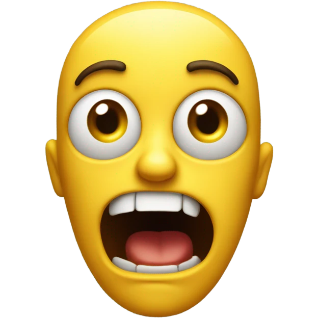 emoji screaming emoji