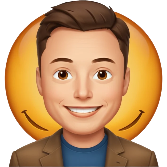 Elon mush with a rise emoji