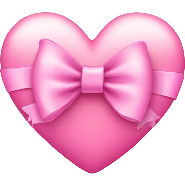 pink heart with bow emoji