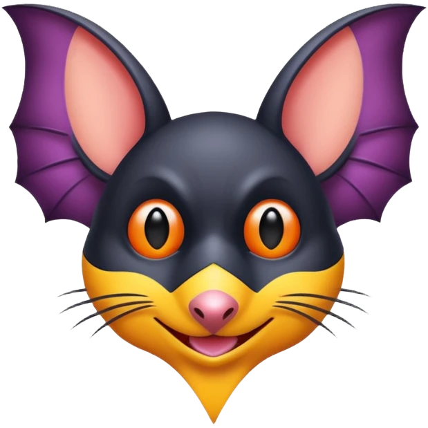 Fledermaus in ein eigenes Cover emoji