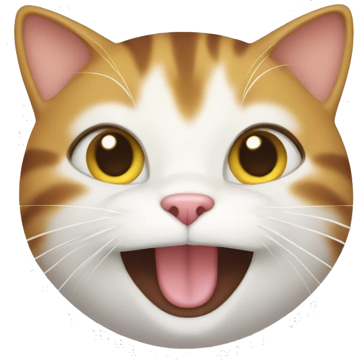 Excited cat emoji