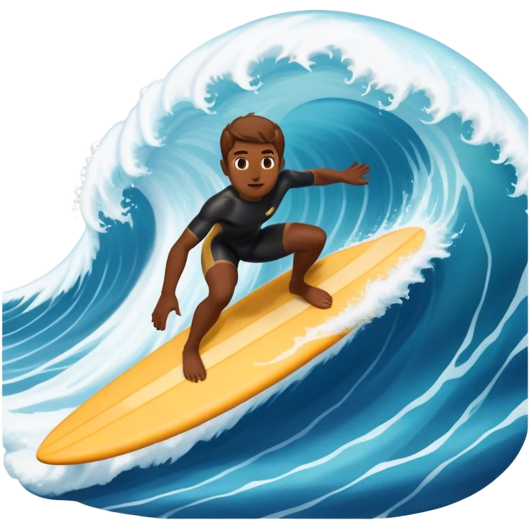 Figura de ola de mar emoji