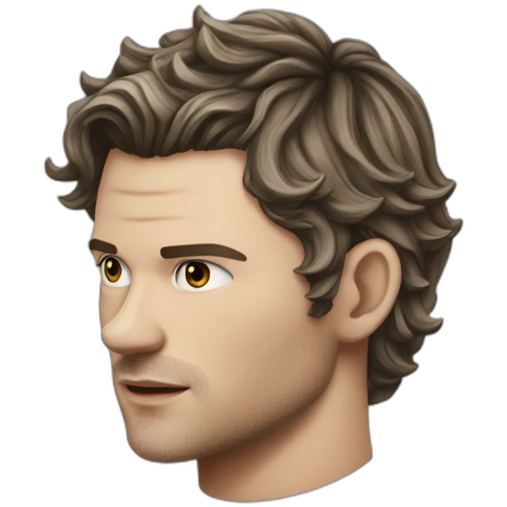 Klaus mikaelson short haircut realistic detailed emoji
