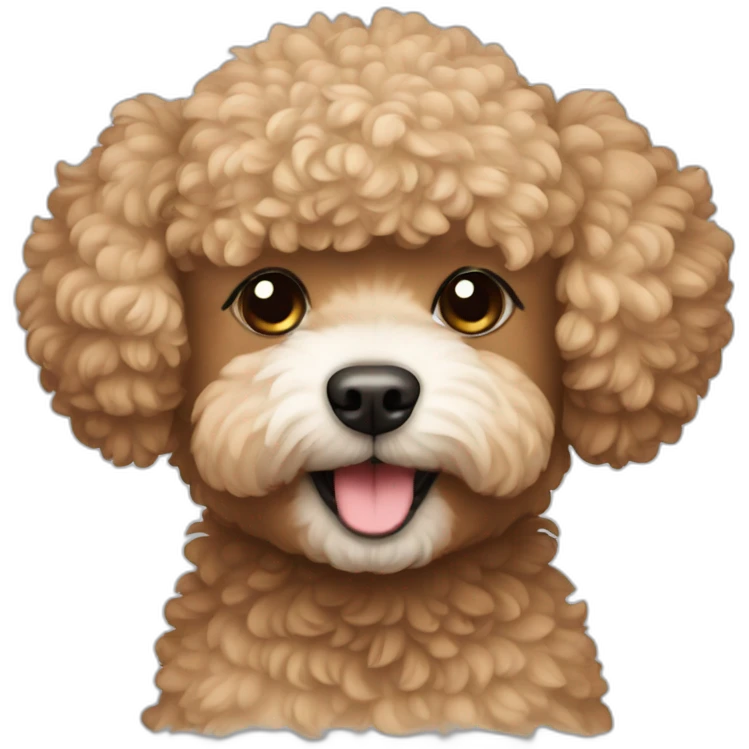 Bear like toy poodle emoji