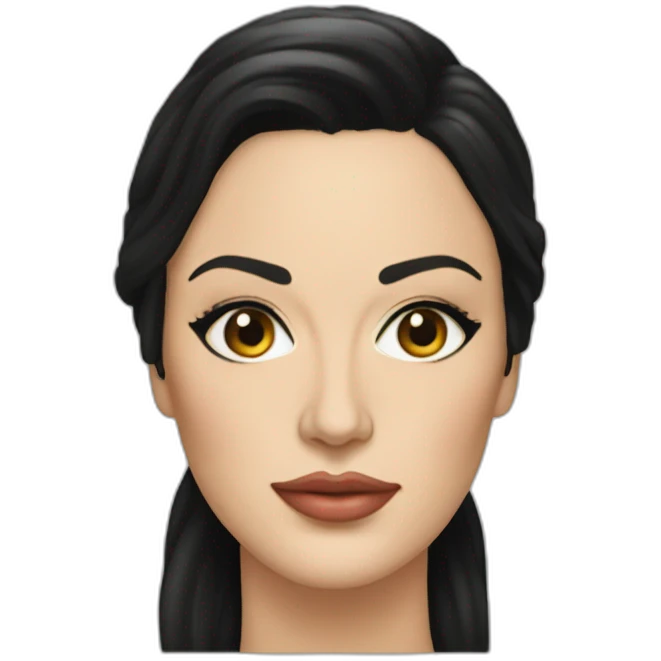 monica belucci hyperrealistic emoji