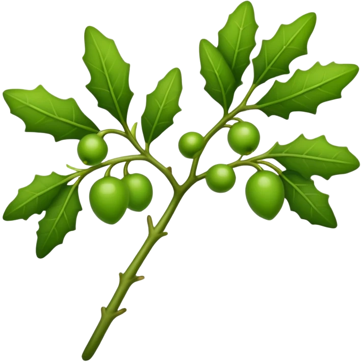Mistletoe emoji