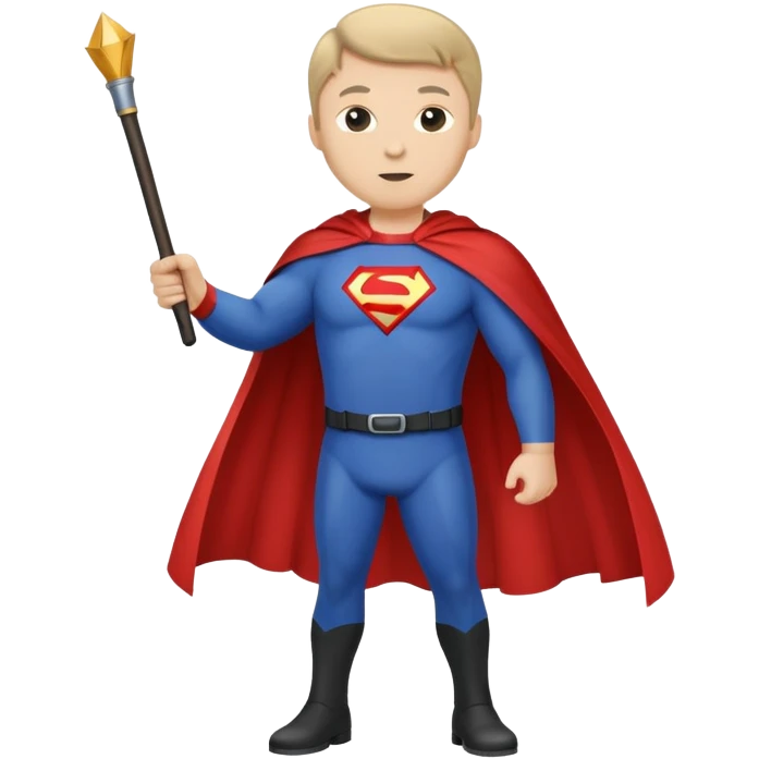 Superhero band director emoji