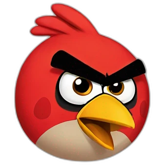 angry bird emoji