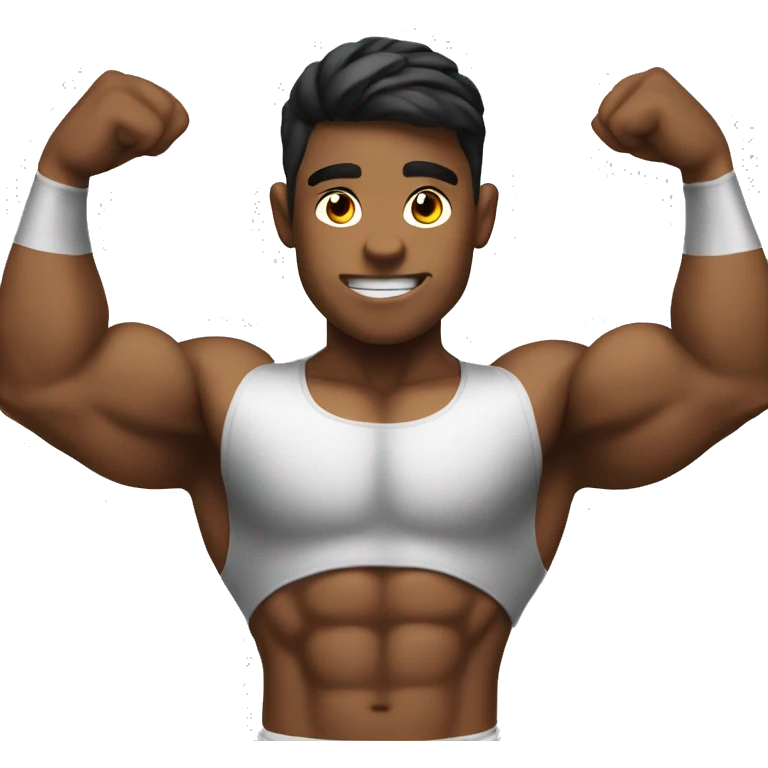 muscle boy emoji