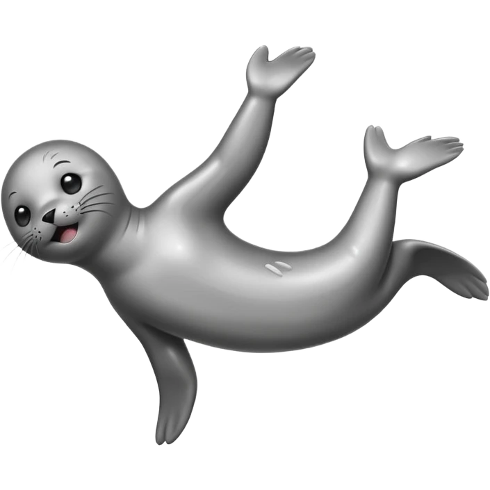seal in back flip pose emoji