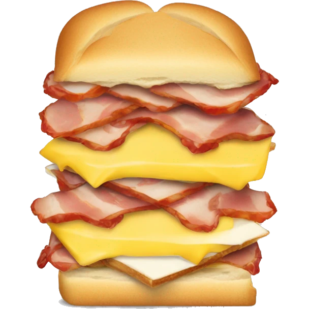 bacon egg and cheese sandwich walking emoji