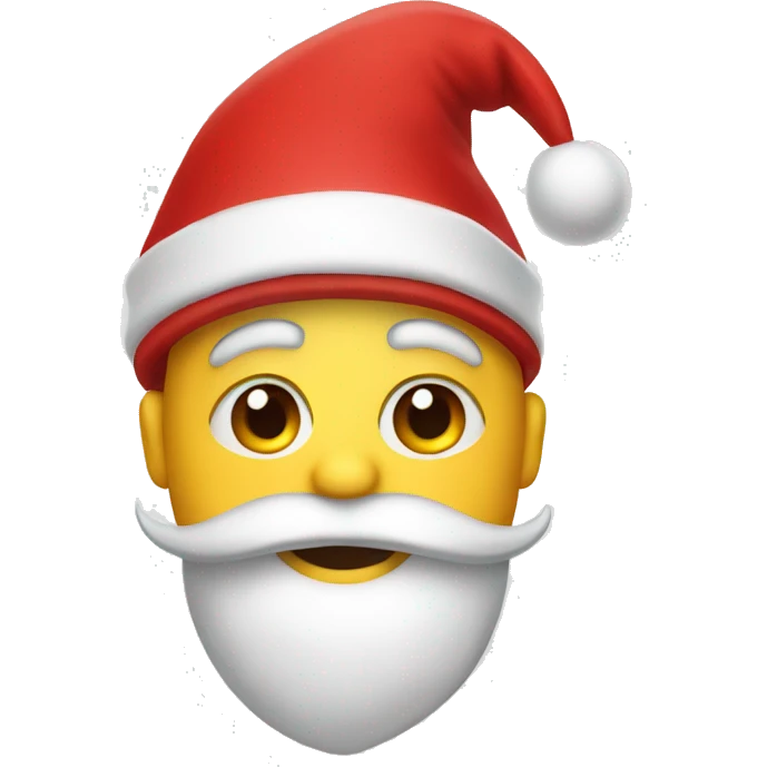 Cross on Santa Hat emoji