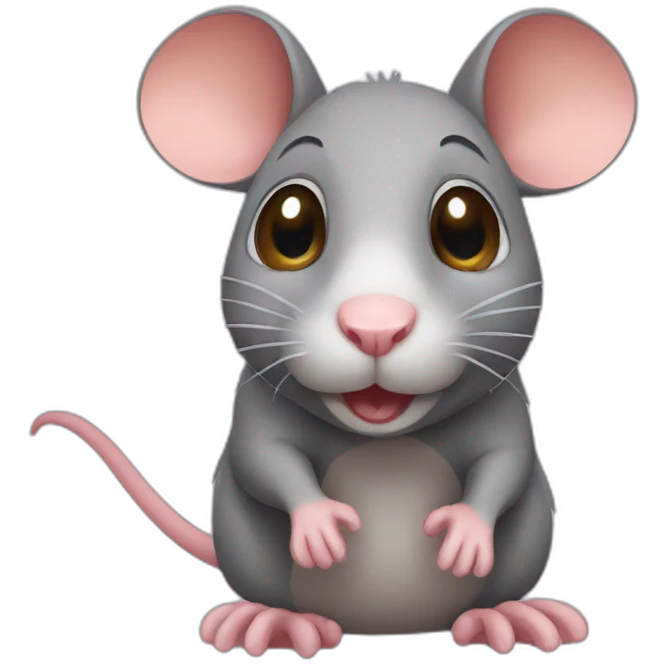 Cute rat emoji