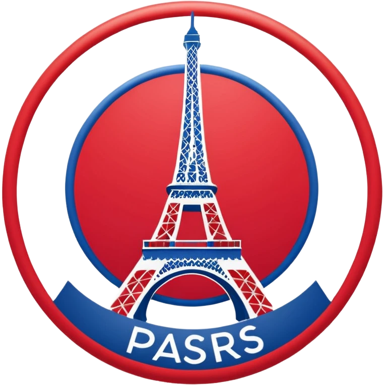 create a PSG Club logo emoji emoji