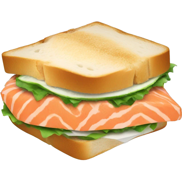 salmon sandwich emoji
