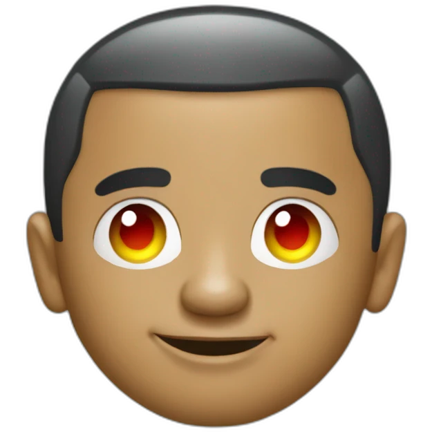 Barrack Obama with a red button emoji