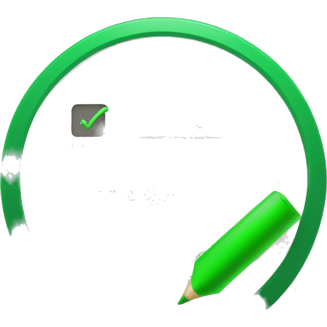 checklist green mark emoji