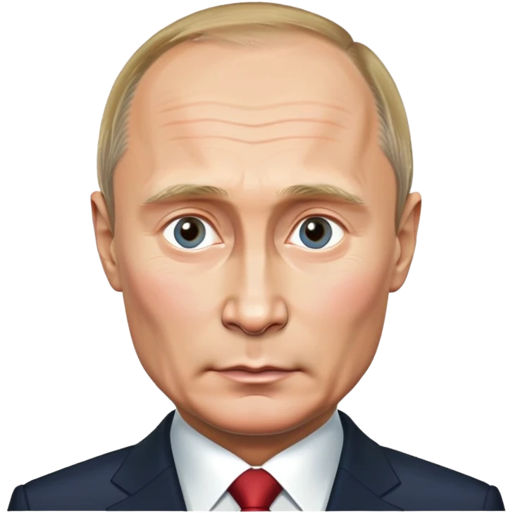 Vladimir Putin portrait emoji
